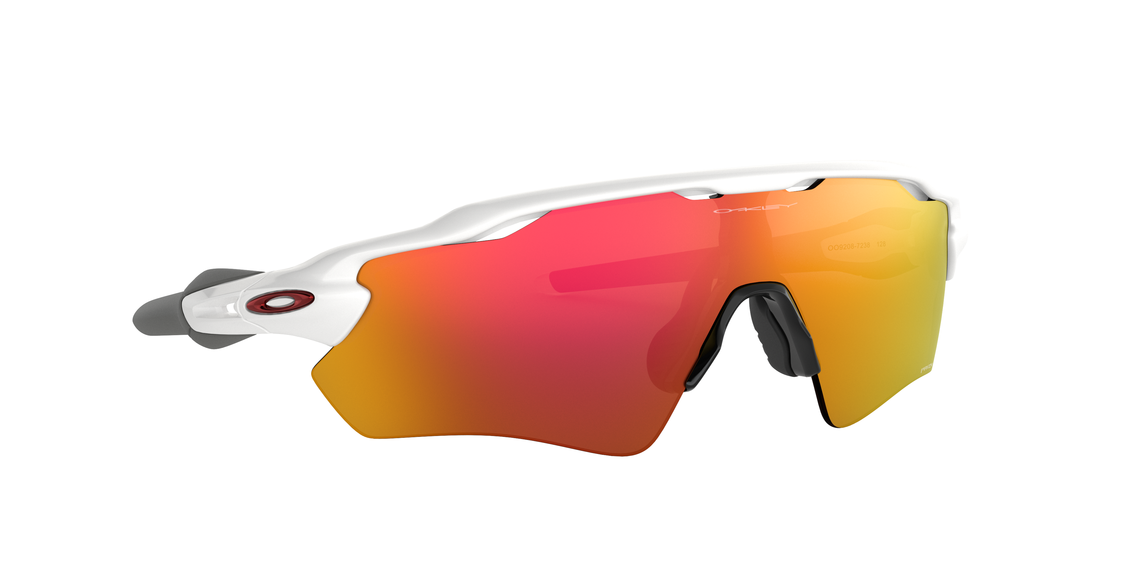 Oakley Radar EV Path 0OO9208 920872 Polirana Bijela / Prizm Ruby – sportske unisex naočale za jarko svjetlo