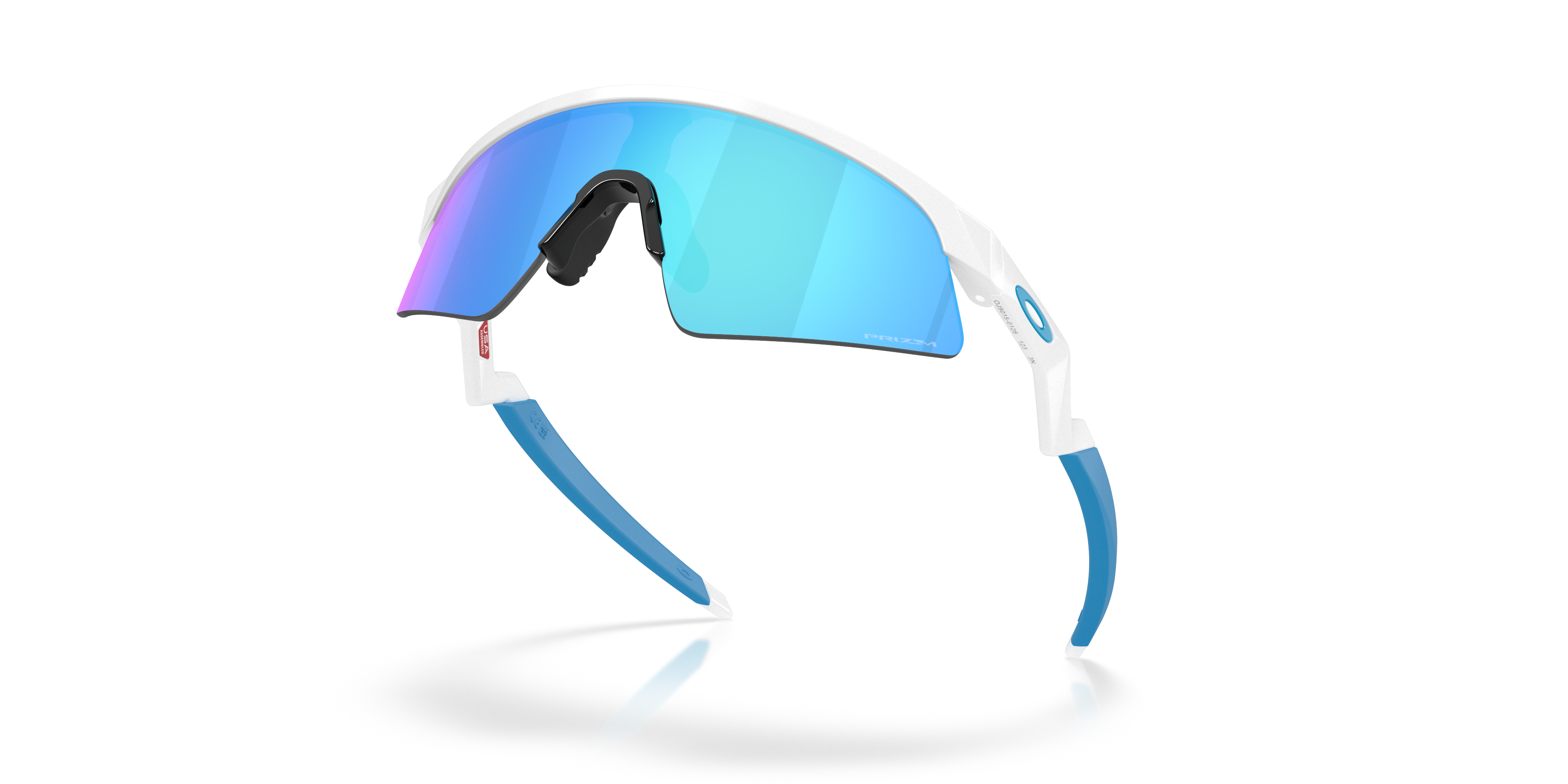 Oakley Resistor Sweep 0OJ9015 dječje sportske sunčane naočale – polirana bijela s Prizm Sapphire lećama