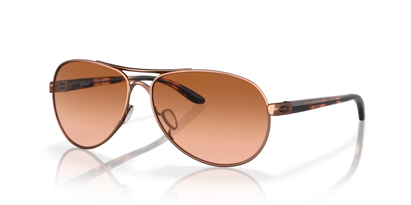 Oakley Feedback 0OO4079 407901 Ružičasto zlatna / Vr50 brown gradient