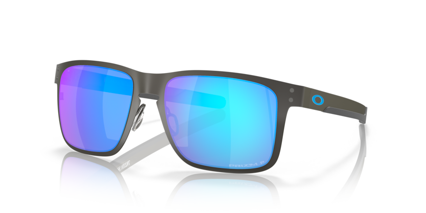 Oakley Holbrook metal 0OO4123 412307 Mat gunmetal / Prizm sapphire polarized
