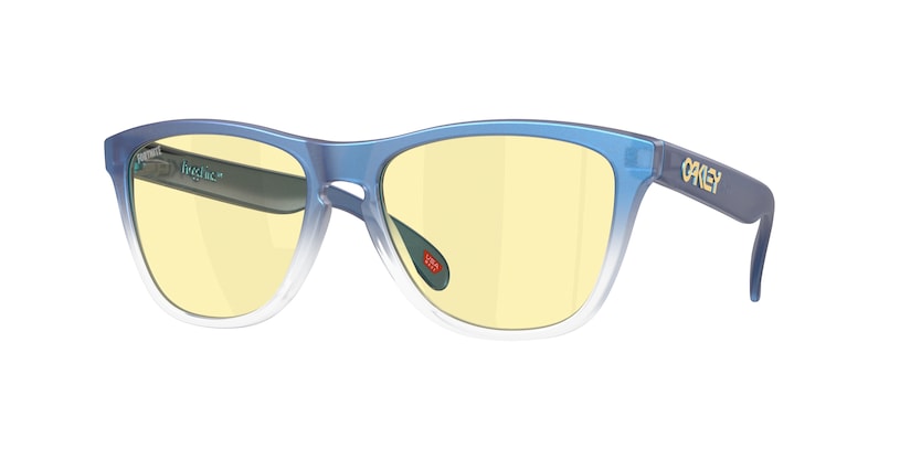 Oakley Frogskins 0OO9013 9013M4 Mat tirkizna/plava/prozirna s blijedim prijelazom / Prizm gaming™ 2.0
