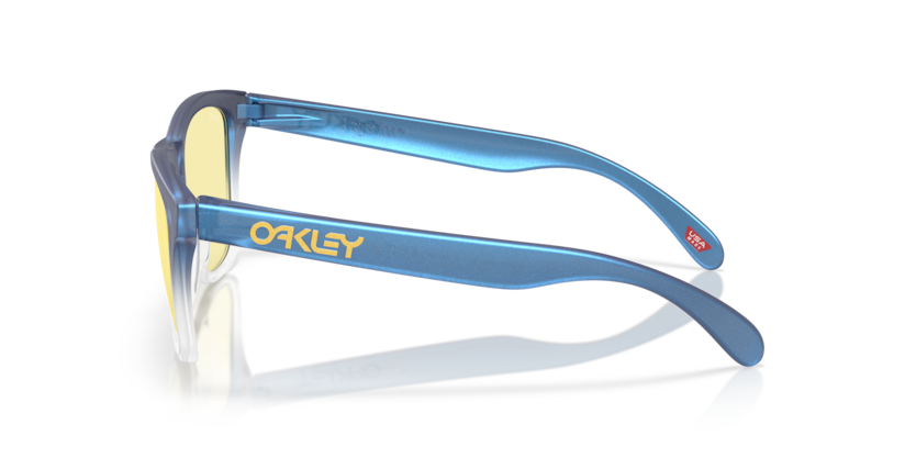 Oakley Frogskins 0OO9013 9013M4 Mat tirkizna/plava/prozirna s blijedim prijelazom / Prizm gaming™ 2.0