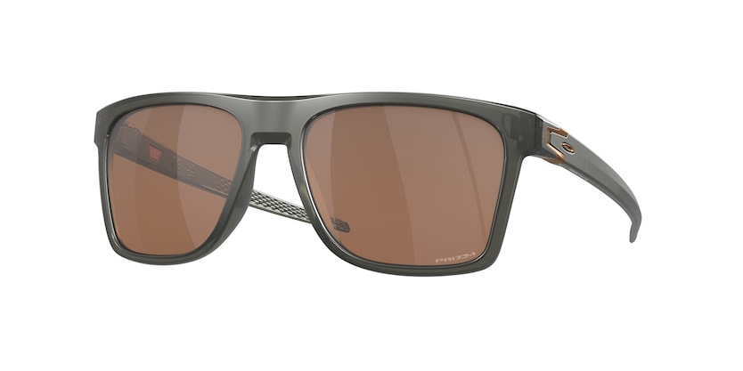 Oakley Leffingwell 0OO9100 910002 Mat siva boja dima / Prizm tungsten