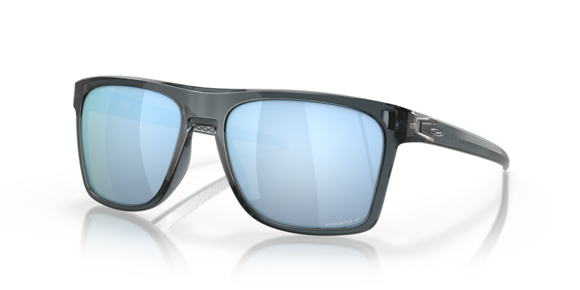 Oakley Leffingwell 0OO9100 910005 Kristal crna / Prizm deep water polarized