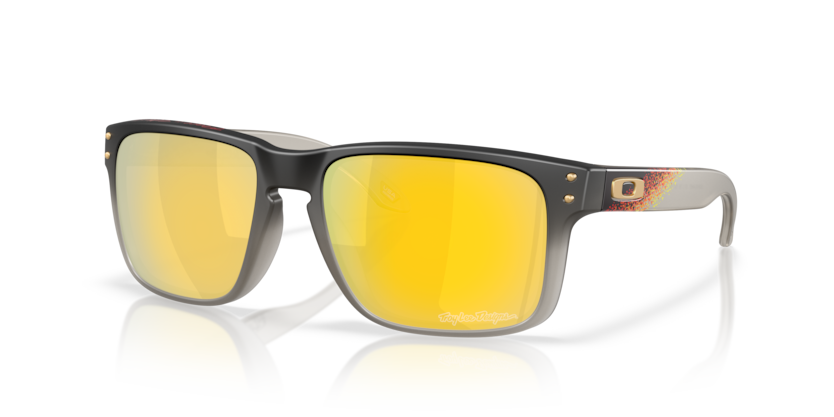 Oakley Holbrook 0OO9102 9102AH Troy lee designs black fade / Prizm 24k polarized