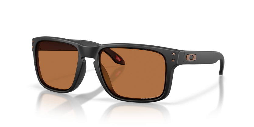 Oakley Holbrook 0OO9102 9102AM Mat crna / Prizm bronze polarized
