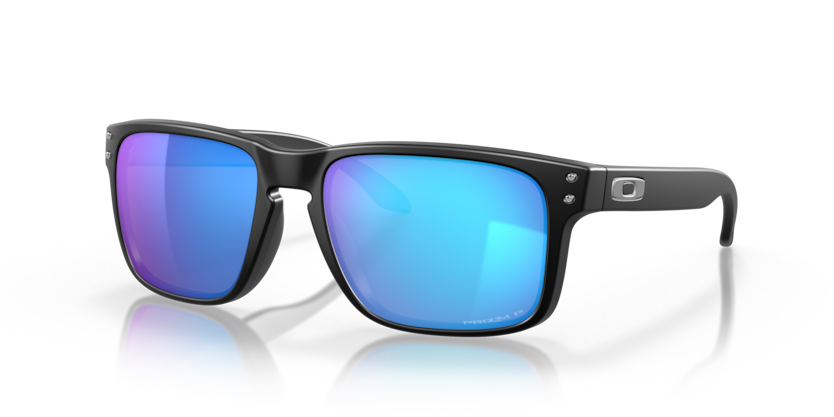 Oakley Holbrook 0OO9102 9102F0 Mat crna / Prizm sapphire polarized