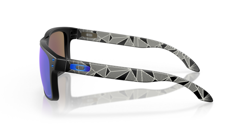 Oakley Holbrook 0OO9102 9102H0 Mat prizmatic crna / Prizm sapphire polarized
