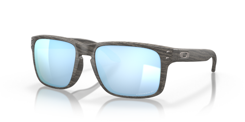 Oakley Holbrook 0OO9102 9102J9 Woodgrain / Prizm deep water polarized