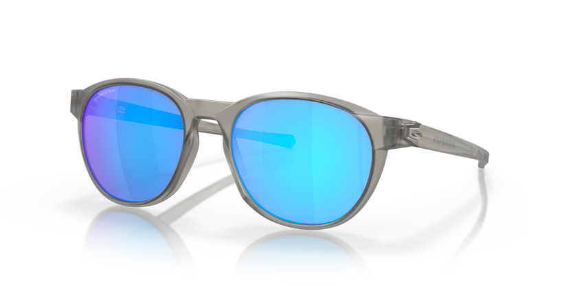 Oakley Reedmace 0OO9126 912603 Mat siva tinta / Prizm sapphire