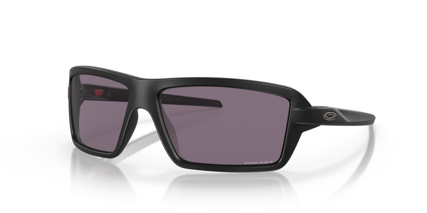 Oakley Cables 0OO9129 912901 Mat crna / Prizm grey