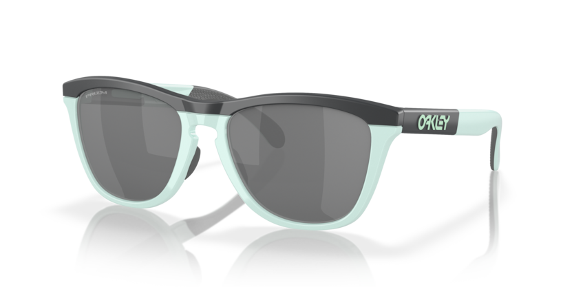 Oakley Frogskins range 0OO9284 928403 Mat ugljična / plavi milkshake / Prizm black