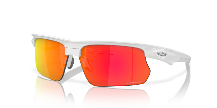 Oakley Bisphaera 0OO9400 940003 Polirana bijela / Prizm ruby