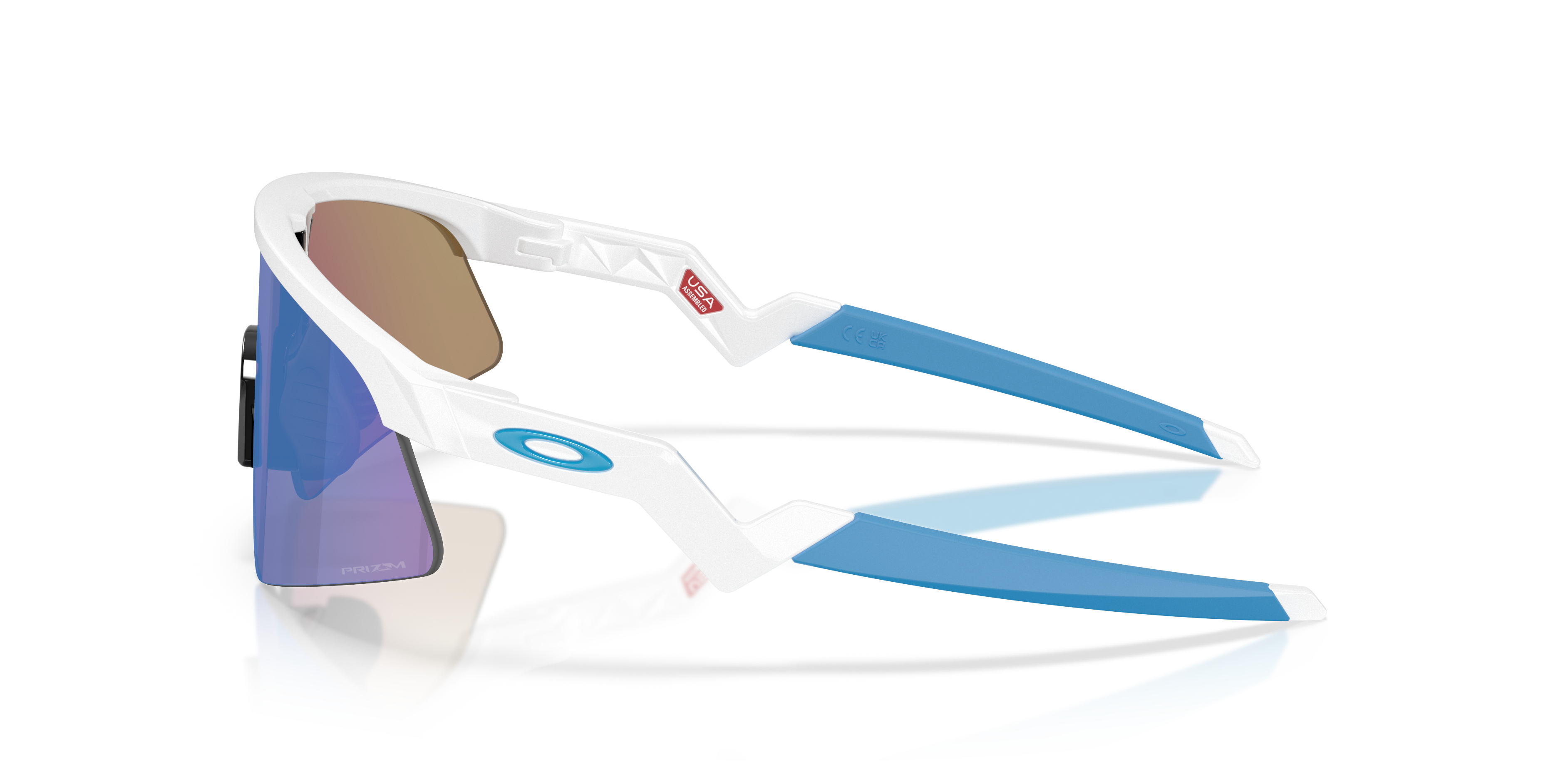 Oakley Resistor Sweep 0OJ9015 dječje sportske sunčane naočale – polirana bijela s Prizm Sapphire lećama