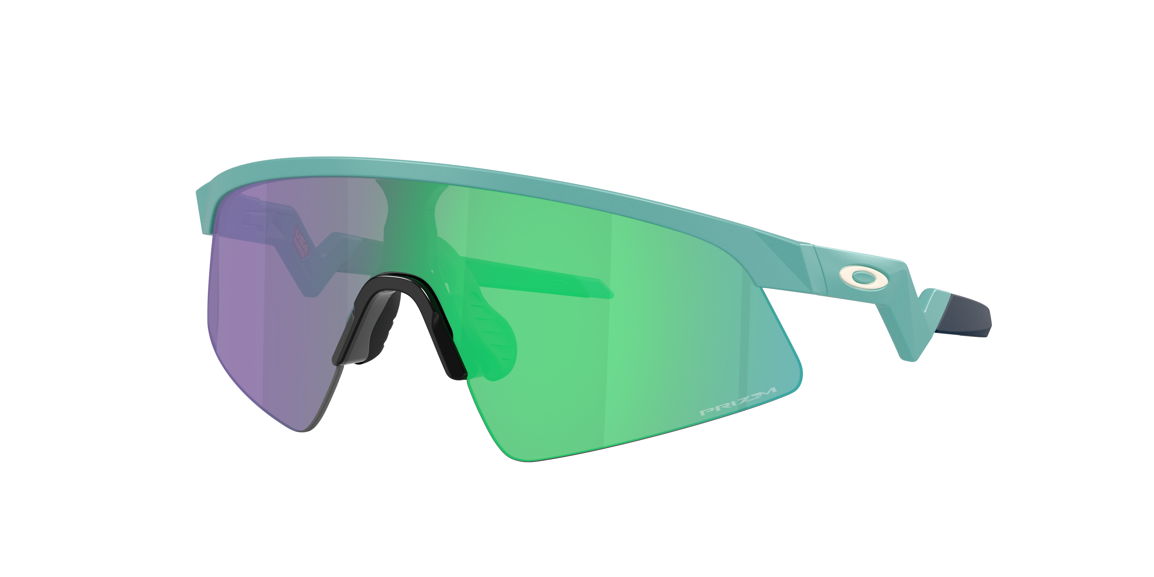 Oakley Resistor Sweep 0OJ9015 dječje sportske sunčane naočale – Mat Pacific s Prizm Jade lećama