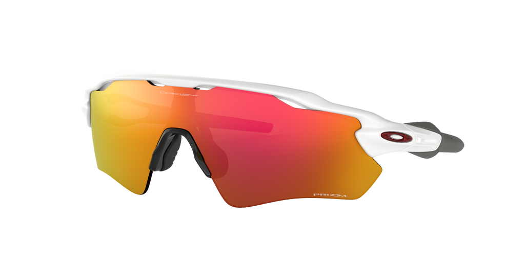 Oakley Radar EV Path 0OO9208 920872 Polirana Bijela / Prizm Ruby – sportske unisex naočale za jarko svjetlo