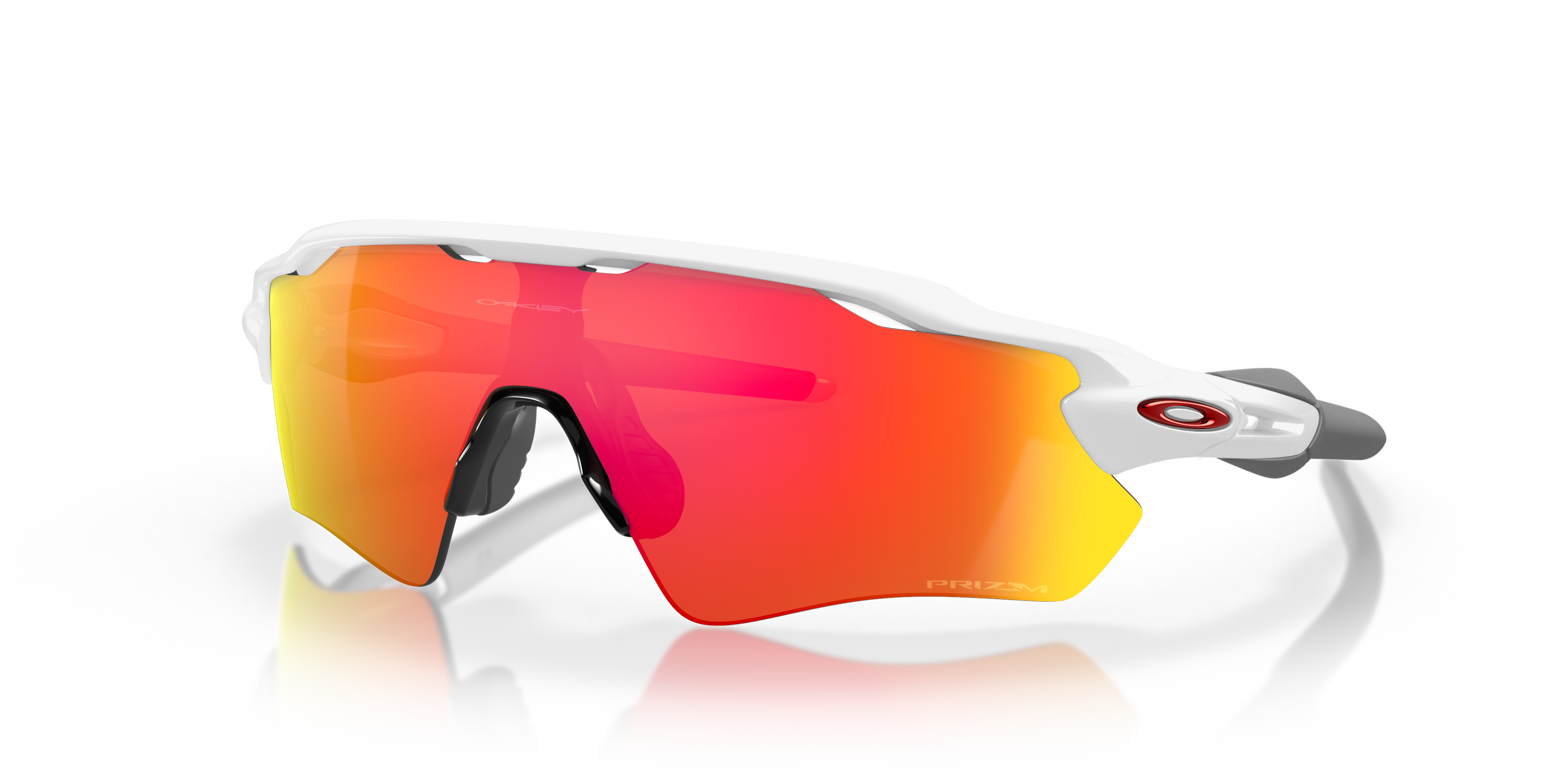 Oakley Radar EV Path 0OO9208 920872 Polirana Bijela / Prizm Ruby – sportske unisex naočale za jarko svjetlo
