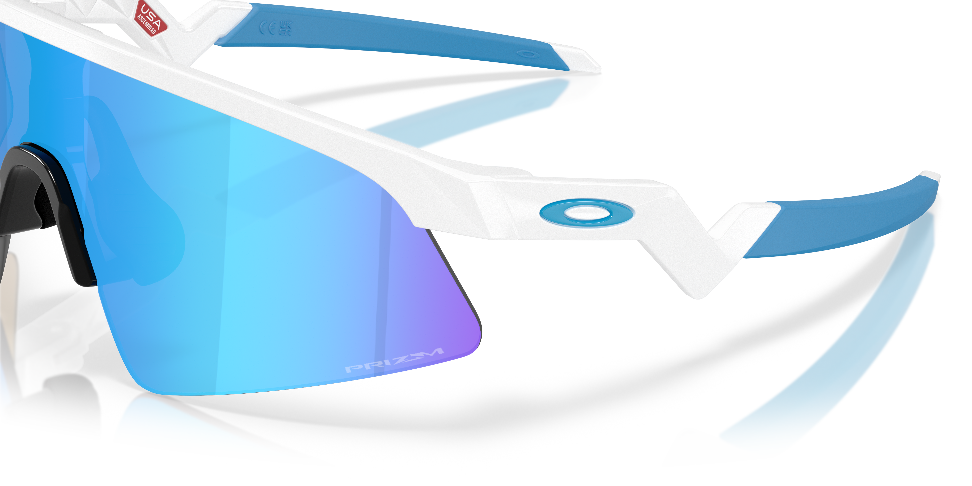 Oakley Resistor Sweep 0OJ9015 dječje sportske sunčane naočale – polirana bijela s Prizm Sapphire lećama