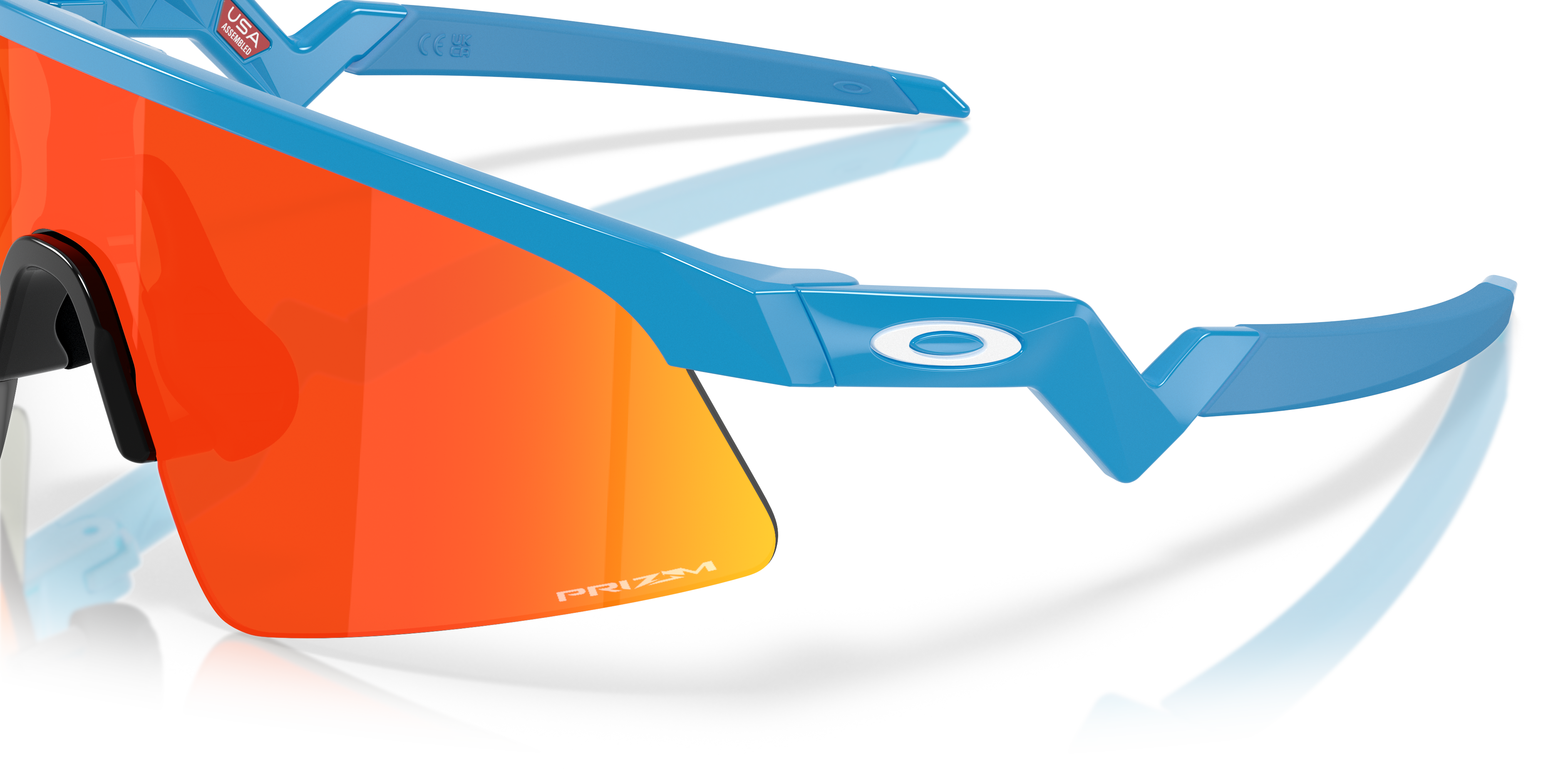 Oakley Resistor Sweep 0OJ9015 dječje sportske sunčane naočale – polirano nebesko plave s Prizm Ruby lećama