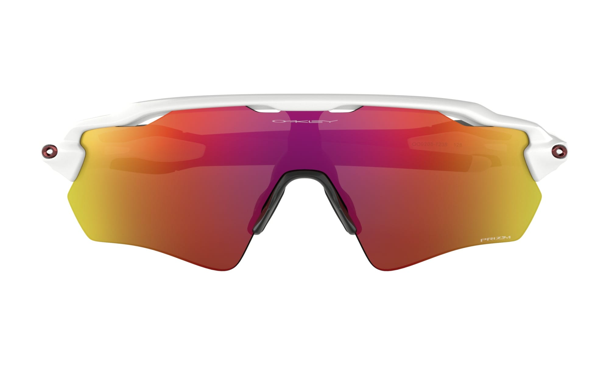 Oakley Radar EV Path 0OO9208 920872 Polirana Bijela / Prizm Ruby – sportske unisex naočale za jarko svjetlo