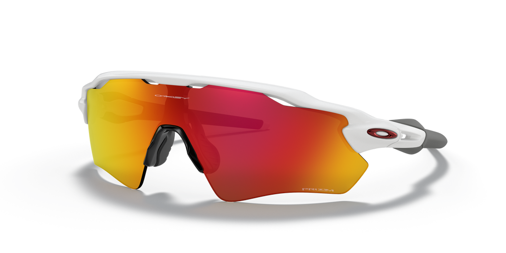 Oakley Radar EV Path 0OO9208 920872 Polirana Bijela / Prizm Ruby – sportske unisex naočale za jarko svjetlo