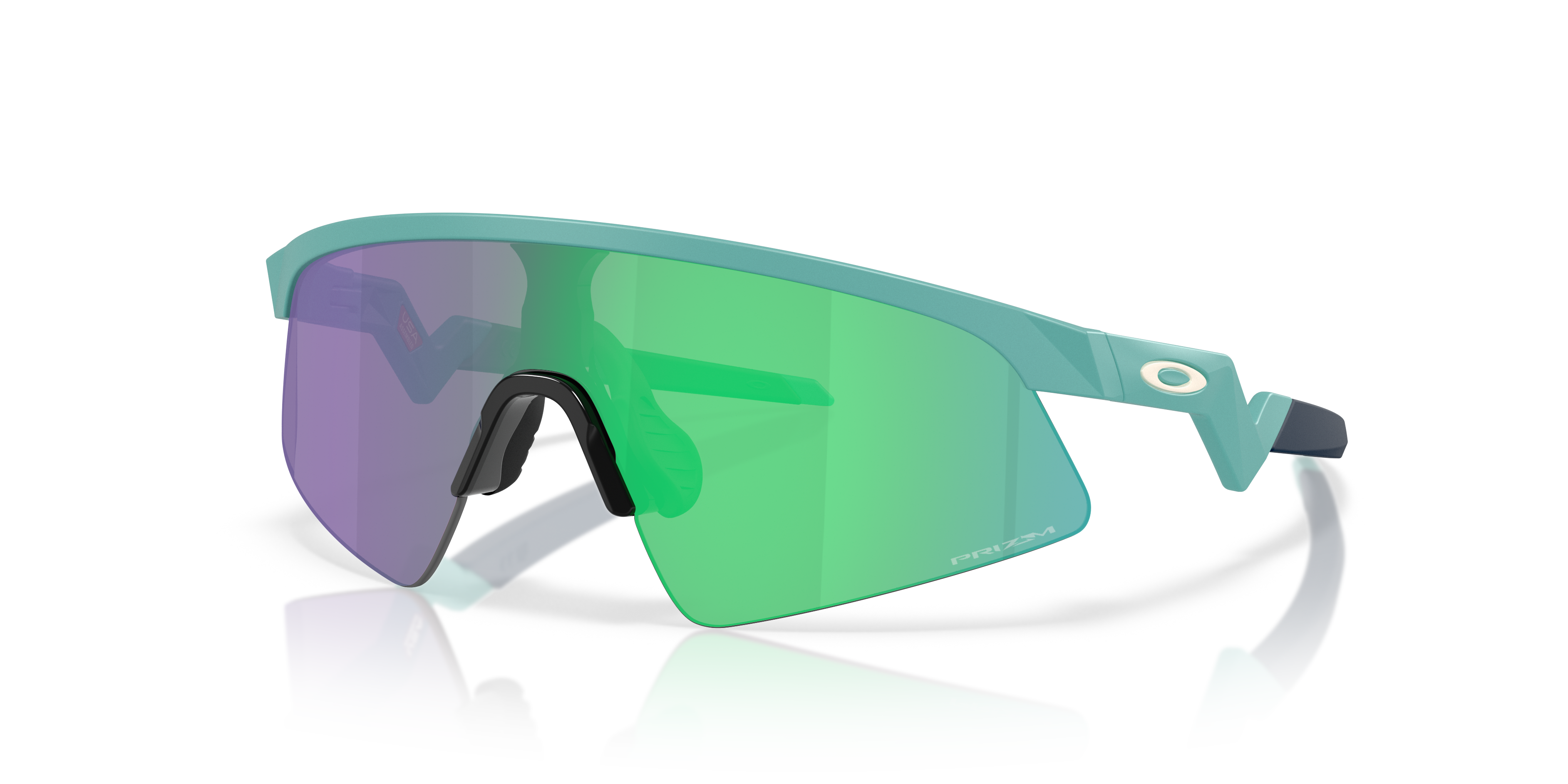 Oakley Resistor Sweep 0OJ9015 dječje sportske sunčane naočale – Mat Pacific s Prizm Jade lećama