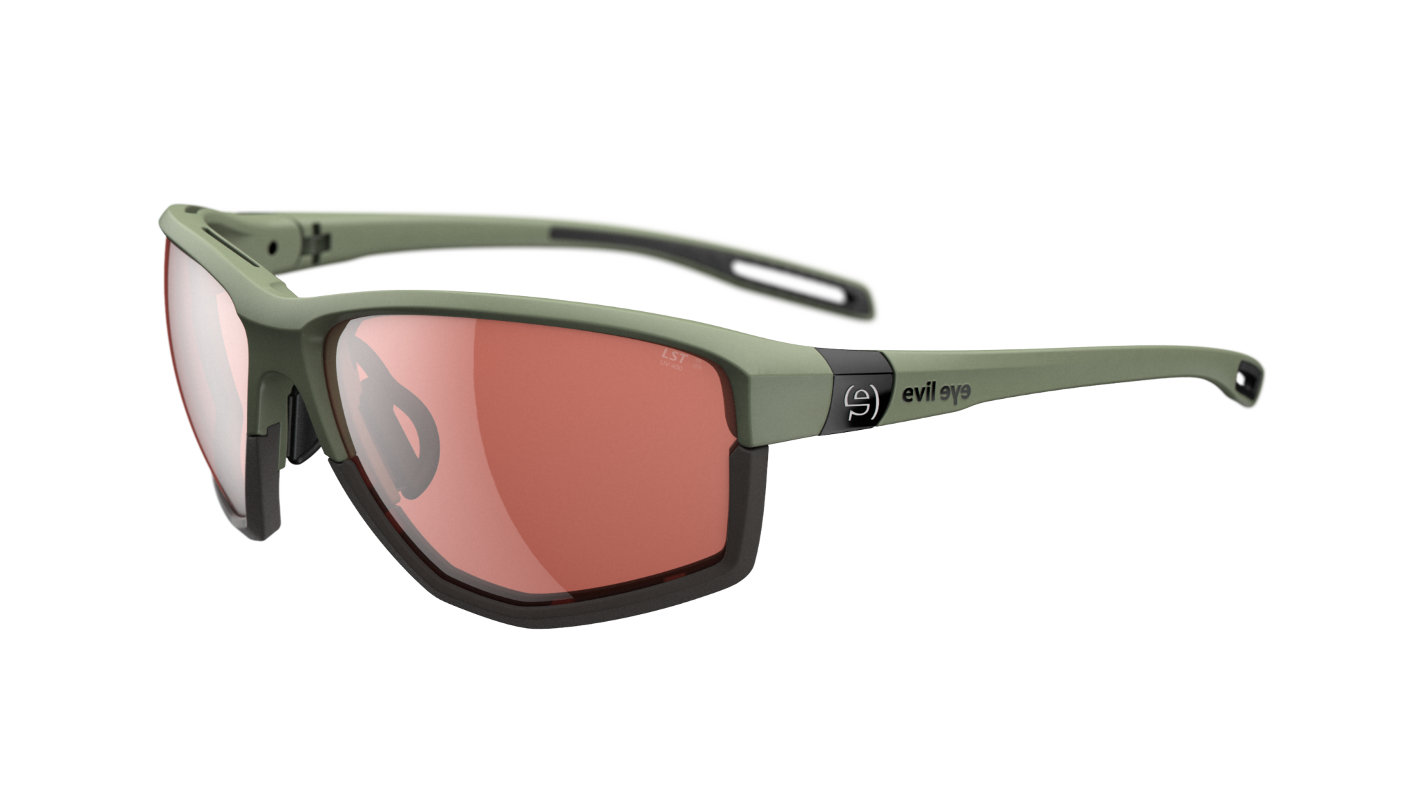 evil eye elate ng e039/75 5500 forest zelena mat / LST® active silver - bocni prikaz