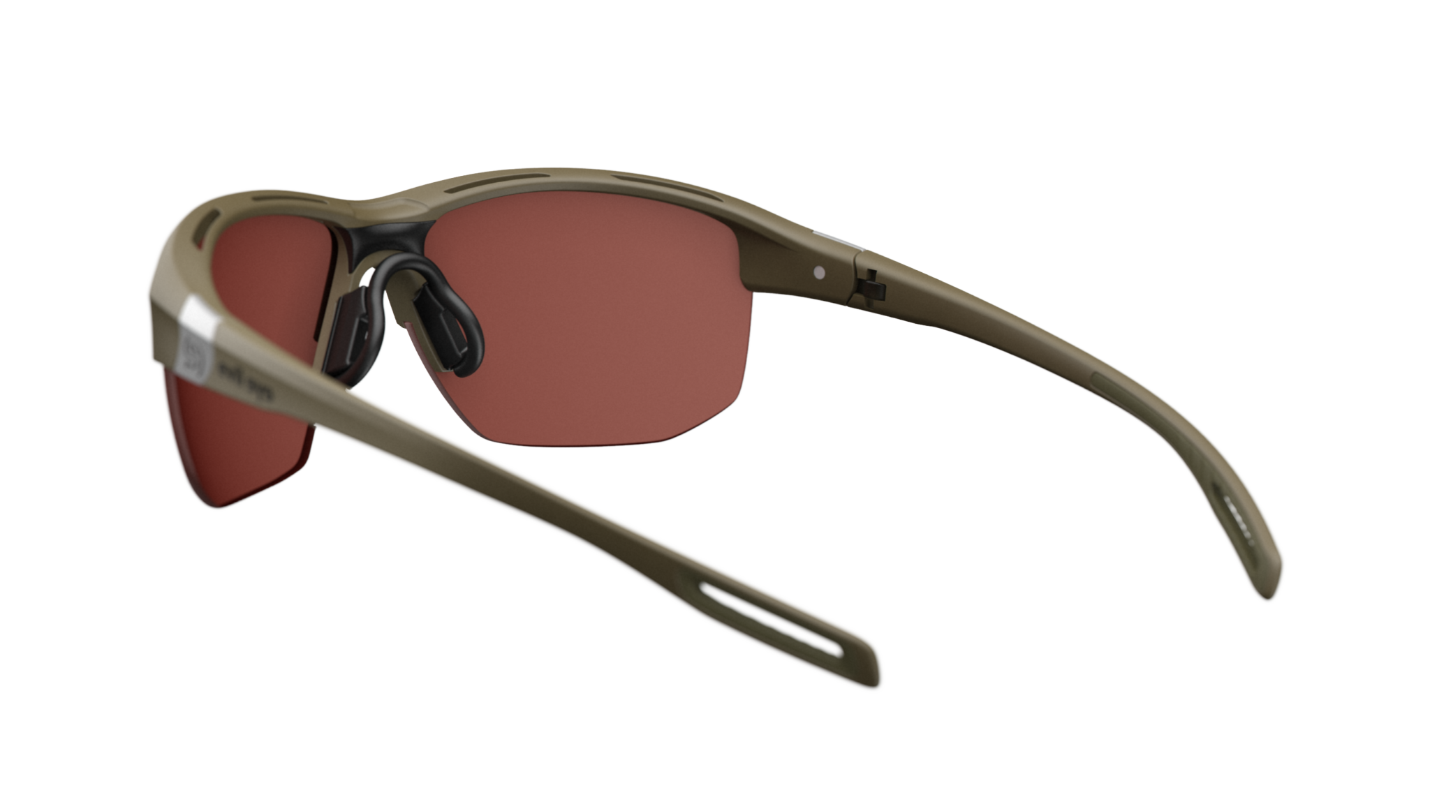 evil eye elate.t e019/75 6000 khaki mat / LST® polarized silver - straznji prikaz
