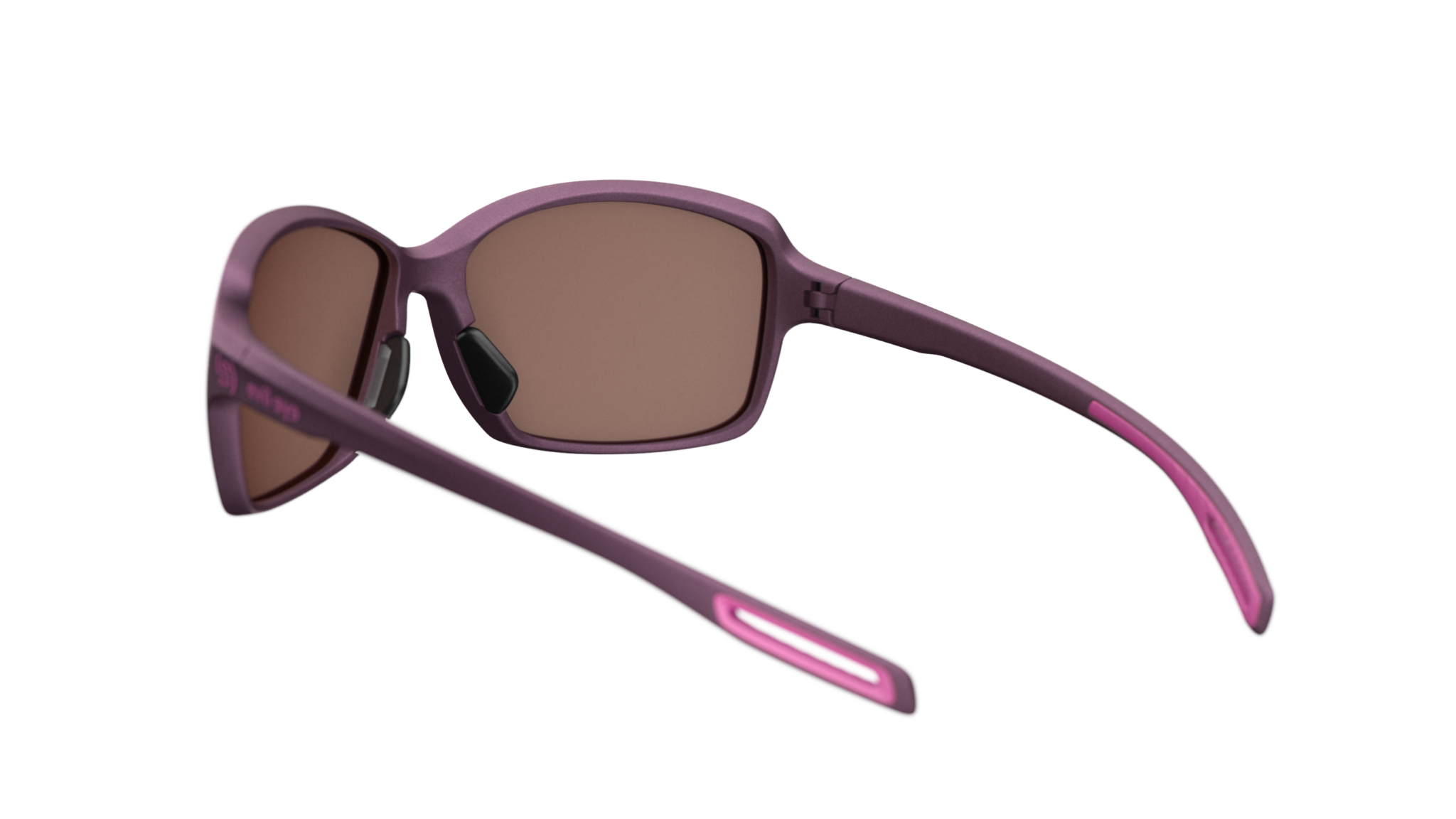evil eye basou e018/75 4000 violet metalik / LST® contrast silver - straznji prikaz