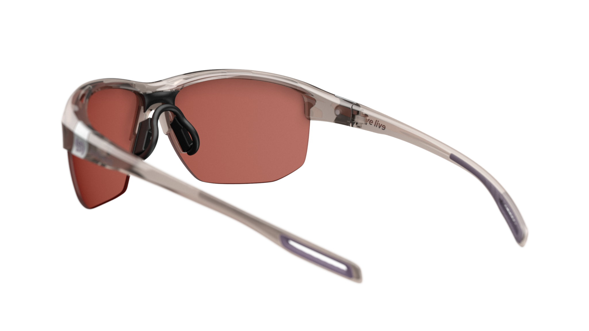 evil eye elate.t e019/75 8500 rosé prozirna / LST® active silver - straznji prikaz