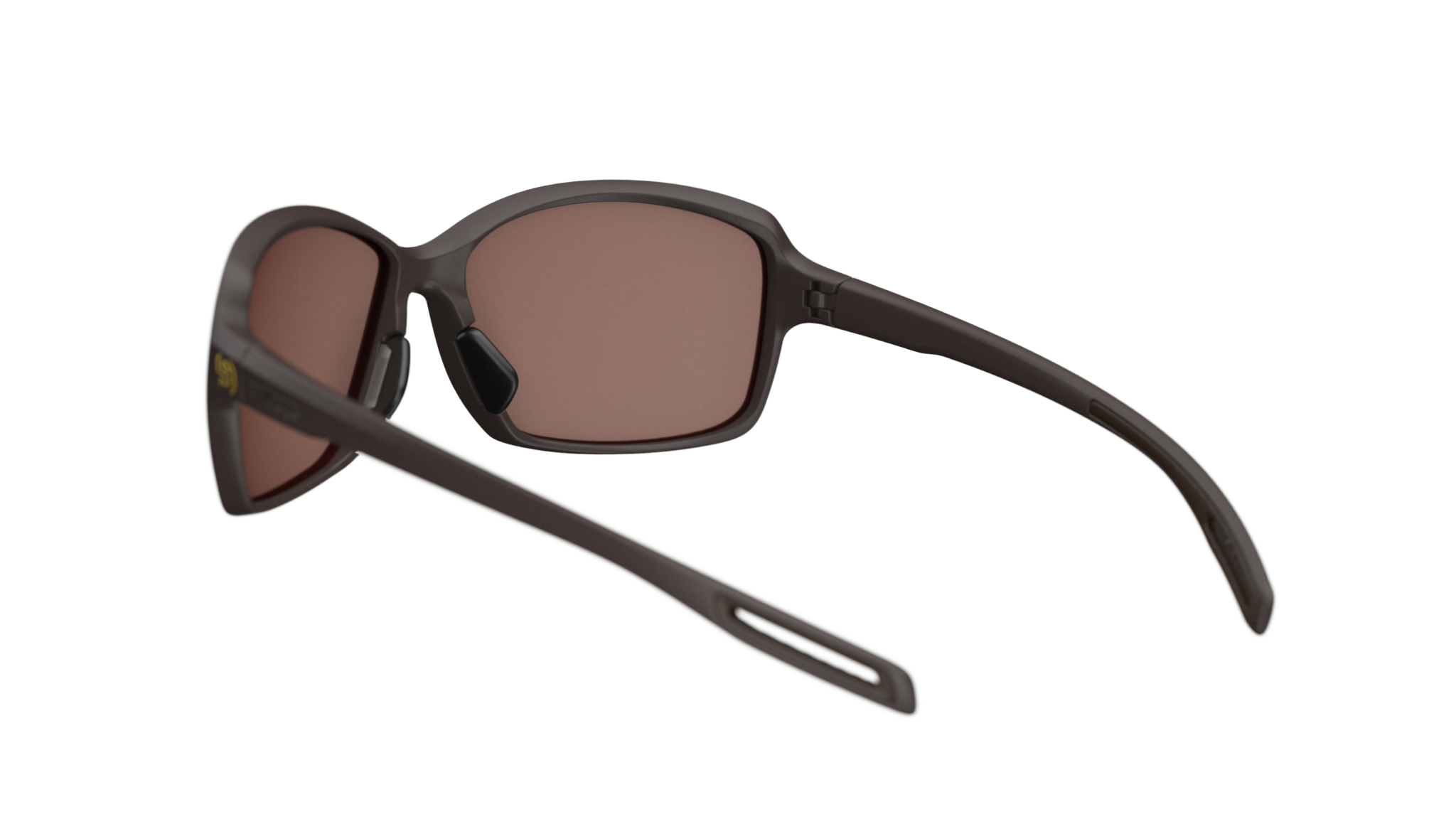 evil eye basou e018/75 6000 dark smeđa mat / LST® contrast silver - straznji prikaz