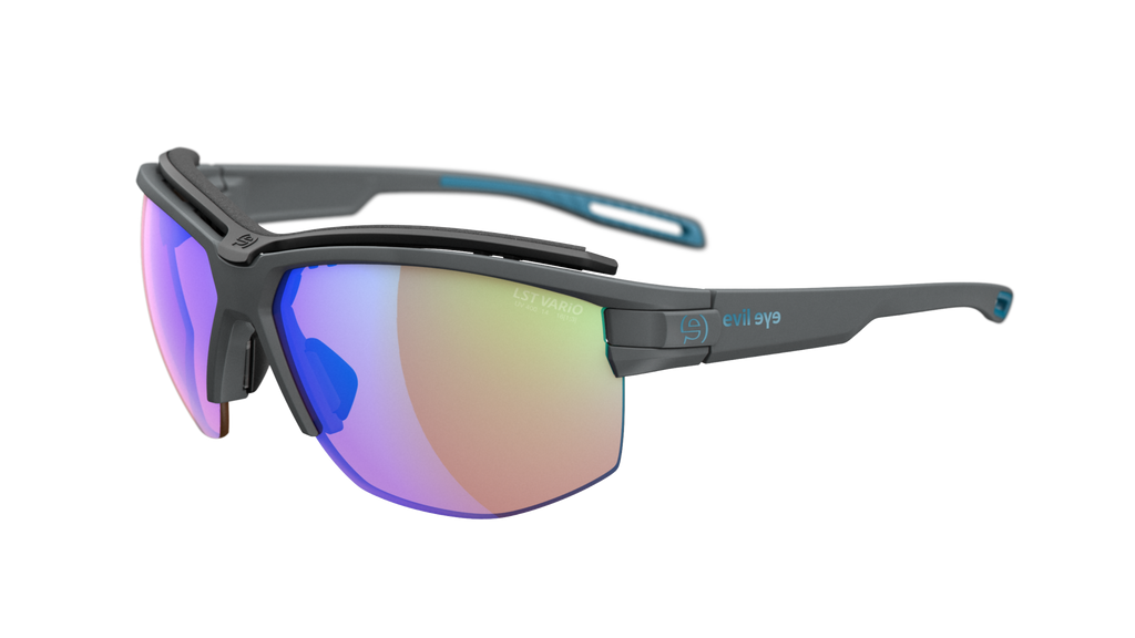 evil eye pathline pro e042/75 6500 tamno siva mat / LST® bright VARiO 
plava mirror - bocni prikaz