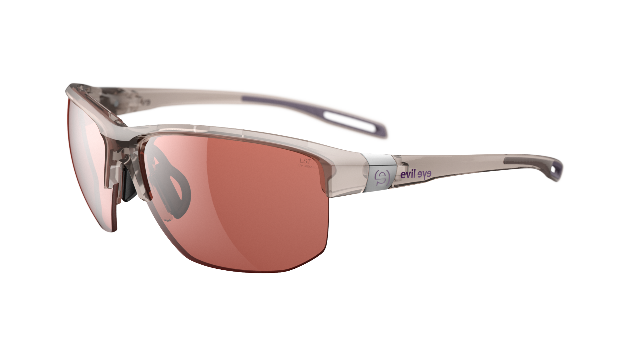 evil eye elate.t e019/75 8500 rosé prozirna / LST® active silver - bocni prikaz