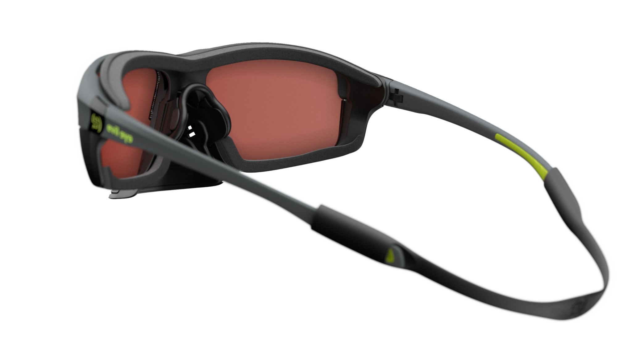 evil eye elate.o pro e023/75 6500 tamno siva mat / LST® active silver - straznji prikaz