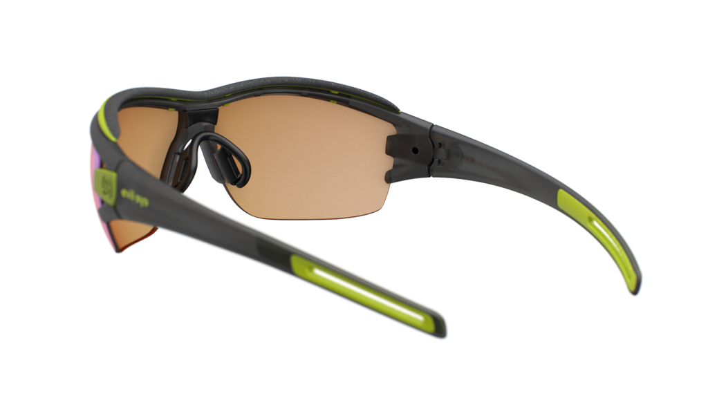 evil eye trace pro ng e030/75 6500 tamno siva prozirna mat / LST® bright VARiO plava mirror - straznji prikaz