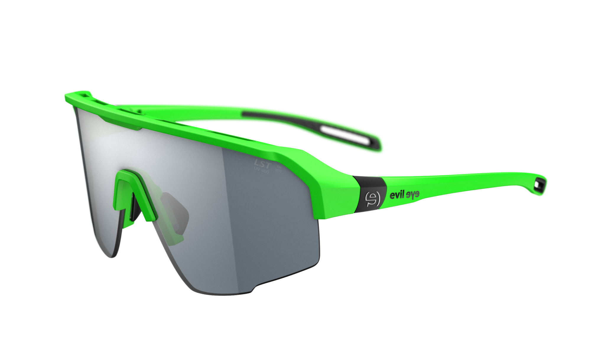 evil eye trailsense e045/75 5700 neon zelena mat / LST® siva silver M - bocni prikaz