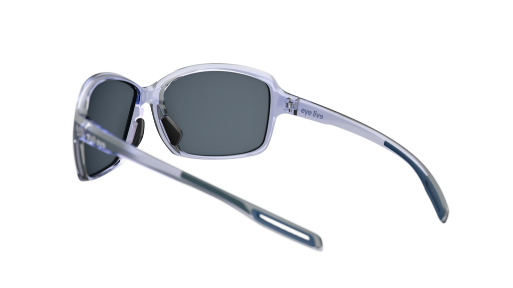 evil eye basou e018/75 4200 lavender prozirna / LST® siva silver - straznji prikaz
