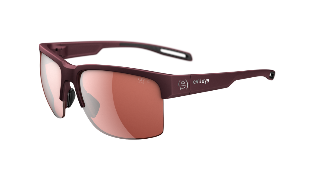evil eye coastline e048/75 3000 dark crvena mat / LST® active silver M - bocni prikaz
