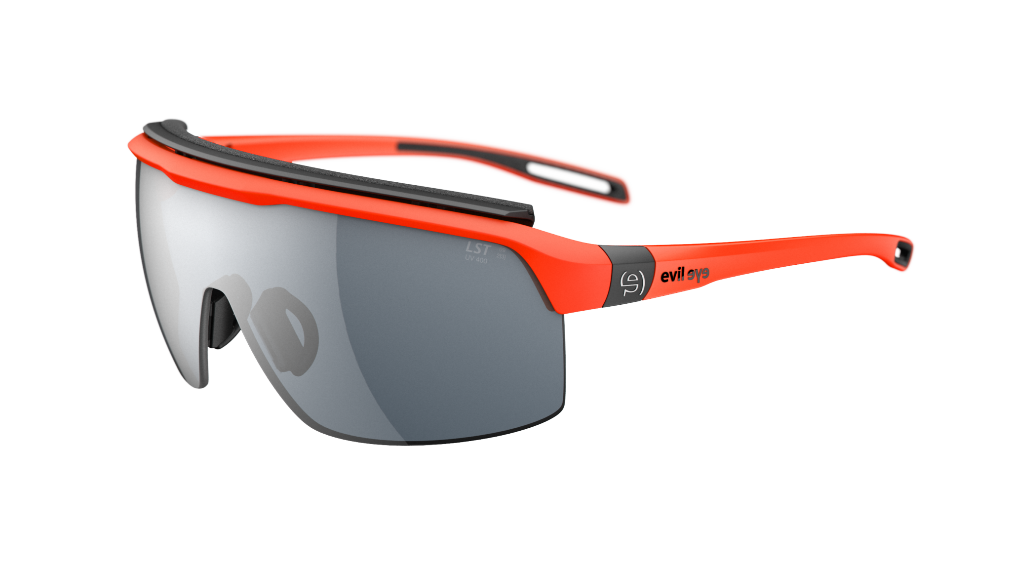 evil eye traileye pro e016/75 2500 neon narančasta mat / LST® siva silver - bocni prikaz