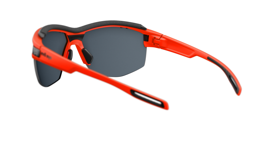 evil eye pathline pro e042/75 2500 neon narančasta mat / LST® siva silver M - straznji prikaz