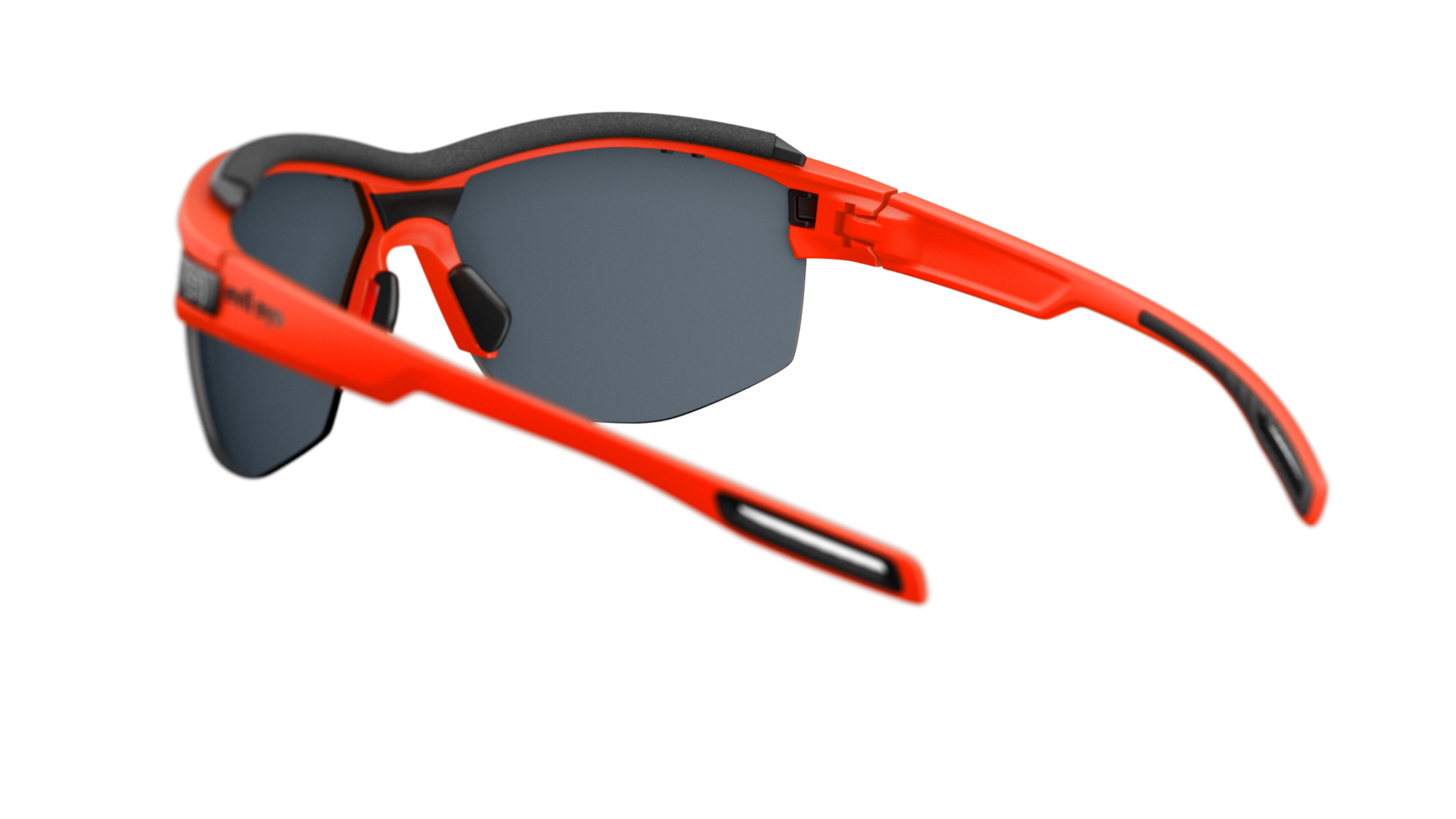 evil eye pathline pro e042/75 2500 neon narančasta mat / LST® siva silver M - straznji prikaz