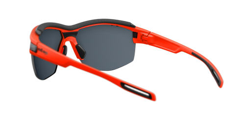 evil eye pathline pro e042/75 2500 neon narančasta mat / LST® siva silver M - straznji prikaz