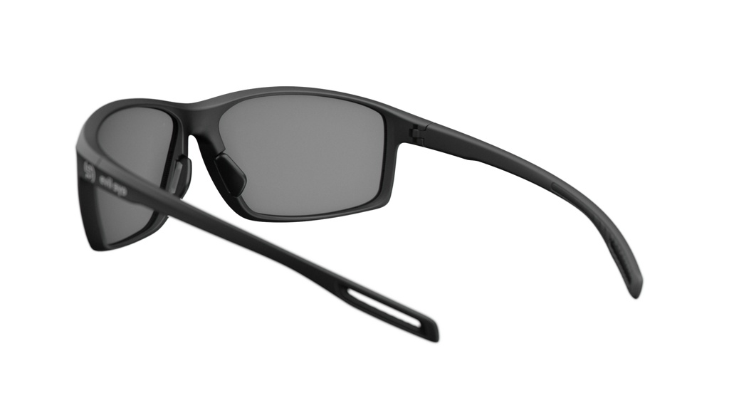 evil eye stoked e022/75 9100 crna mat / LST® siva silver - straznji prikaz