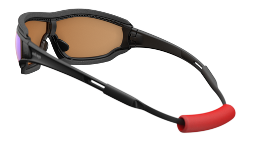 evil eye fusor pro e005/75 9300 crna mat / LST® bright VARiO plava mirror - straznji prikaz