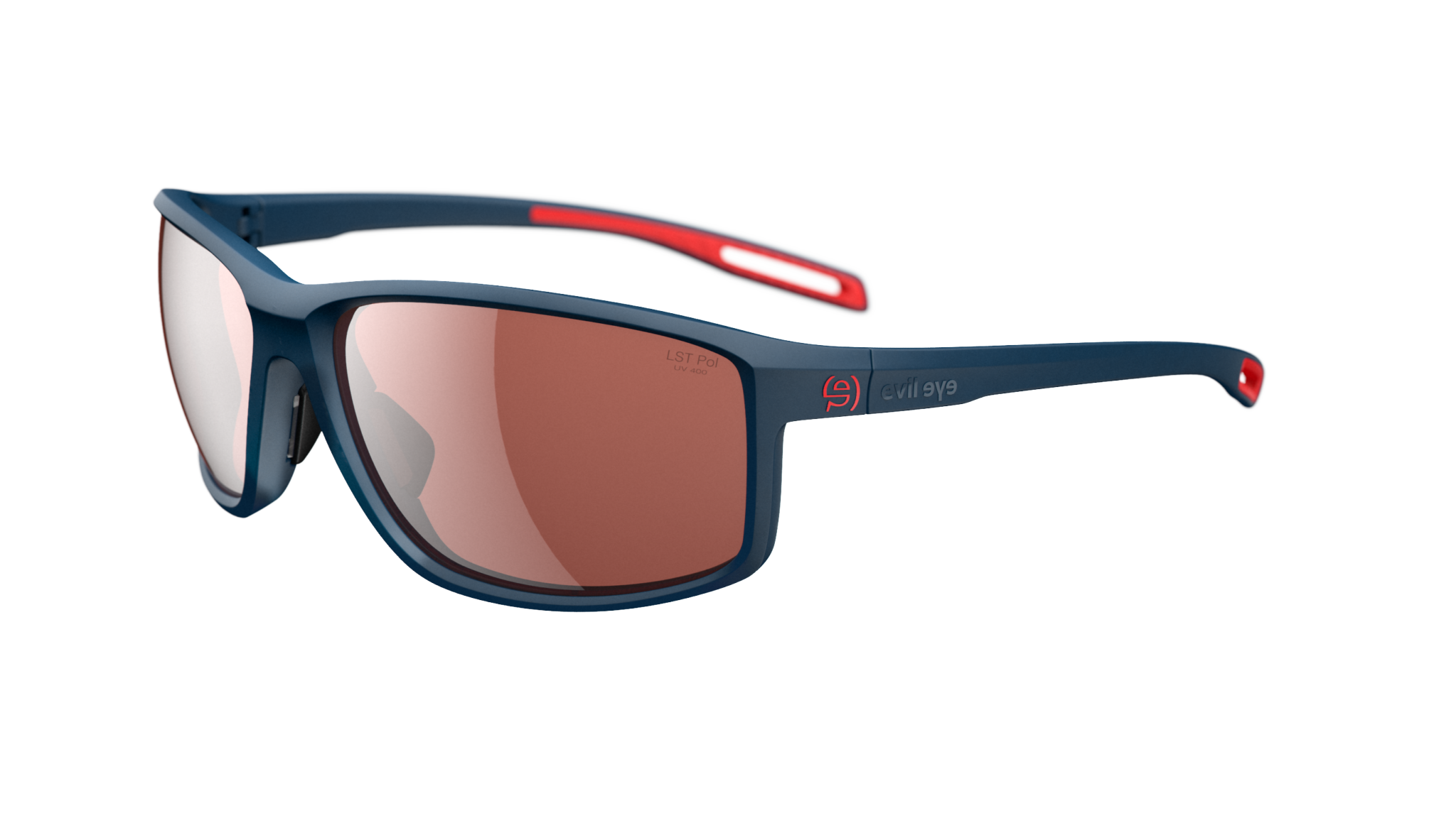 evil eye stoked e022/75 4600 tamno plava mat / LST® polarized silver - bocni prikaz