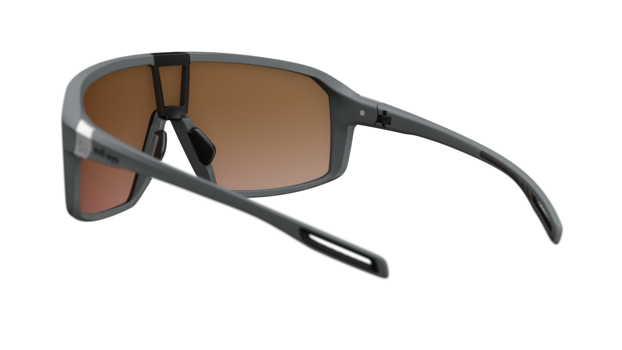 evil eye roadsense e037/75 6500 tamno siva mat / LST® active crvena mirrorr - straznji prikaz