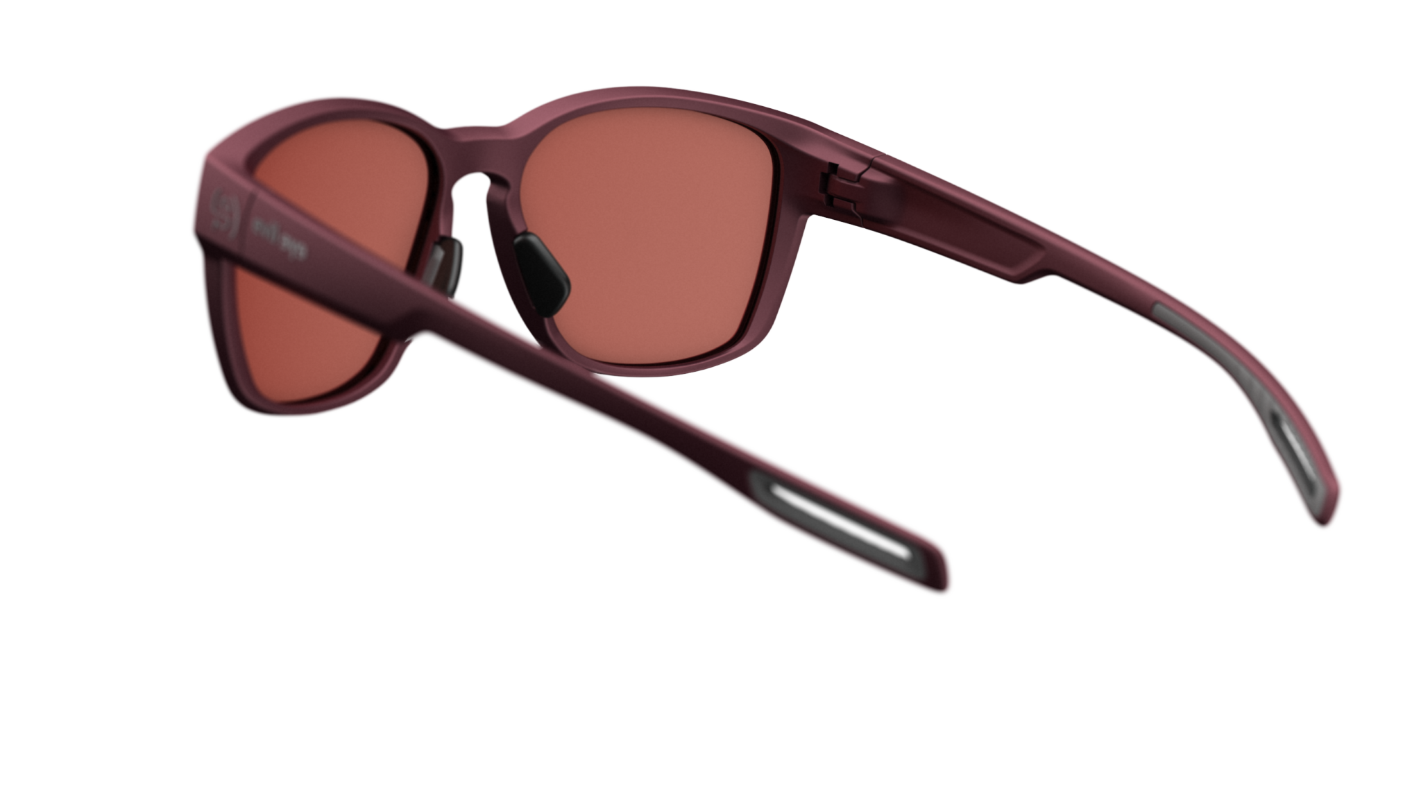 evil eye mira e055/75 3000 dark crvena mat / LST® active silver M - straznji prikaz