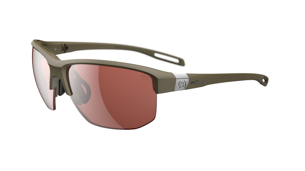 evil eye elate.t e019/75 6000 khaki mat / LST® polarized silver - bocni prikaz