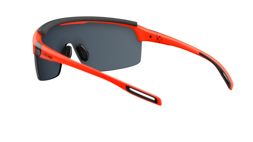 evil eye traileye pro e016/75 2500 neon narančasta mat / LST® siva silver - straznji prikaz