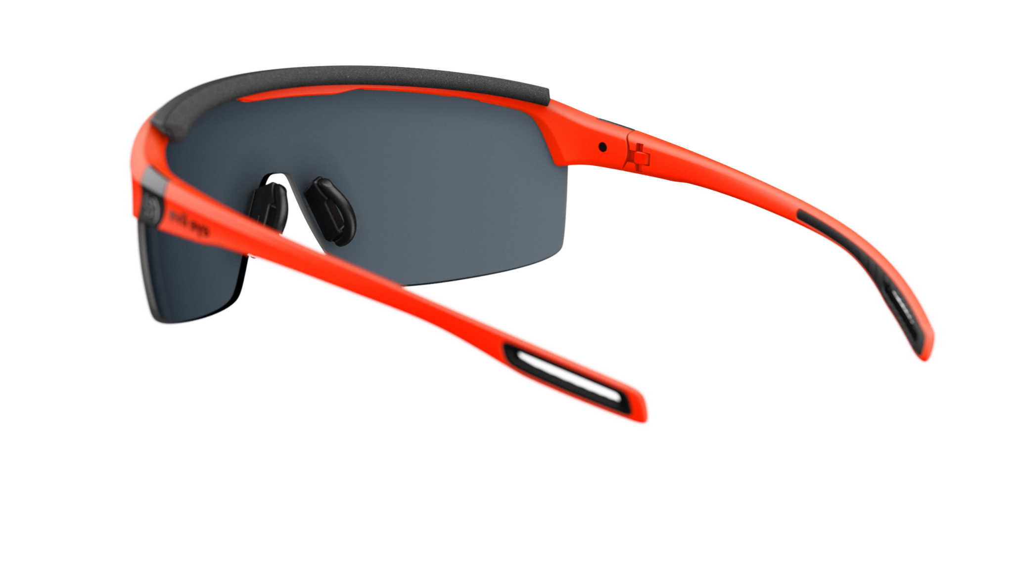 evil eye traileye pro e016/75 2500 neon narančasta mat / LST® siva silver - straznji prikaz
